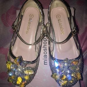 Miaoshop Crystal Adorned Flats- Size 12(30 Euro)